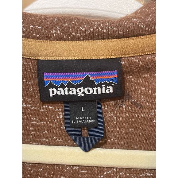 Brown Patagonia Women's Shearling Fleece Hooded Large - Picture 6 of 9